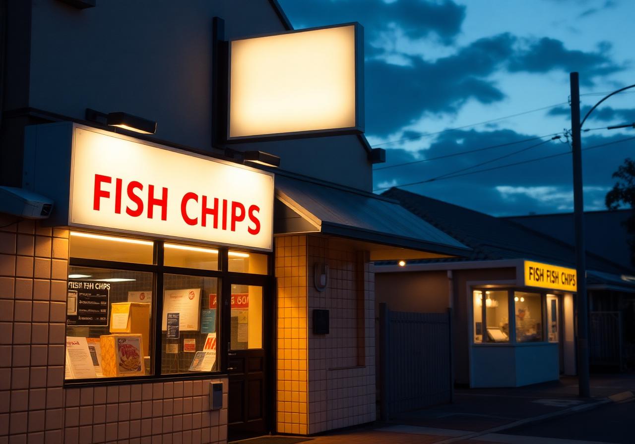Kameruka Seafood shopfront in Calamvale Square